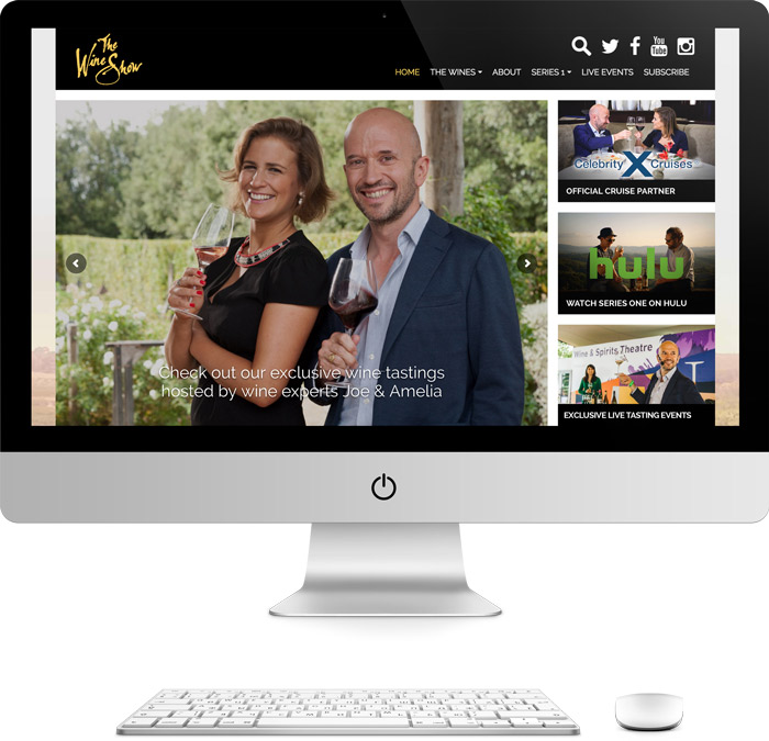 The Wine Show web design
